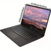 14" HD Display HP Business Laptop Computer - Masgenta